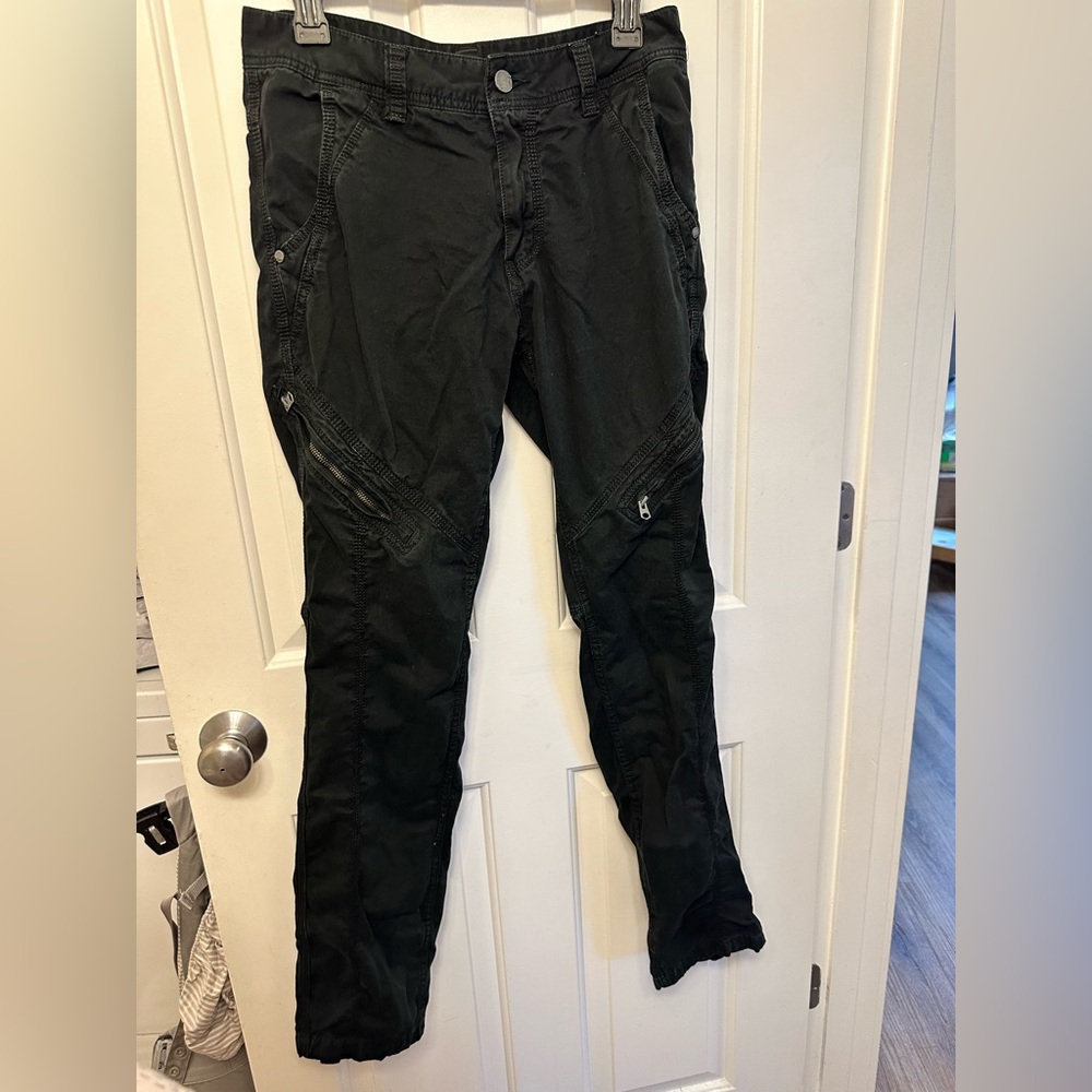 Fuhao Men's Black cargo  Pants y2k size 30*30